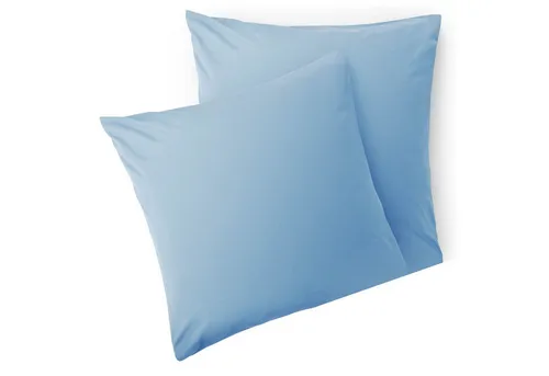 Blumtal Kissenbezüge aus gebürstetem Mikrofaser-Gewebe - Oeko-TEX zert. Kissenbezüge, (2 Stück), mit Reißverschluss oder Verschlusslasche