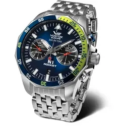 Vostok Europe 6S21-225A708B Herrenuhr in klassischem Marineblau