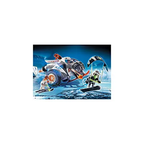 PLAYMOBIL Top Agents 70231 Spy Team Schneegleiter - Spielfigur Spielsets mit Licht- und Soundeffekten für spannenden Spielspaß: Ideal für Kinder ab 6 Jahren und erweiterbar mit weiteren PLAYMOBIL Sets.