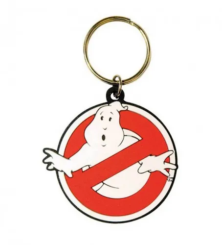 Schlüsselanhänger Ghostbusters - Logo - Gummi Schlüsselanhänger