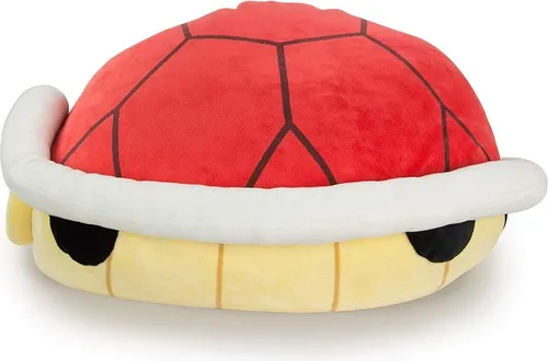 Tomy - Nintendo Mario Large Red Shell 38 cm - Merchandise: Super weicher und kuscheliger Mario Kart Red Shell Plüsch, ideal für Fans und Sammler, mit einzigartiger squishy Textur.