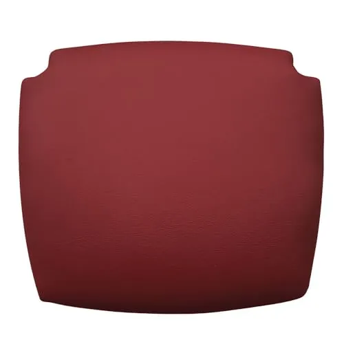 Sitz aus Kunstleder, Rot, für Hochstuhl und Hocker aus Holz