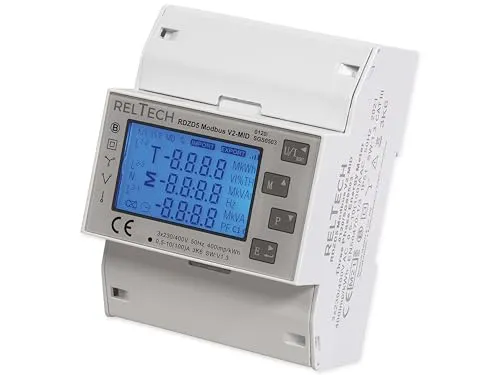 RELTECH Drehstromzähler RDZD5-MID, 100A, MODbus von Reltech