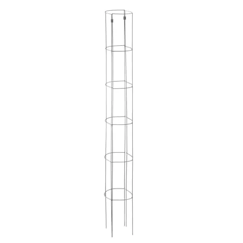 bellissa Tomaten Rankhilfe aus Stahl 180cm 6er Set – Wetterfestes Tomatenturm Rankgitter für Garten & Hochbeet - STABILE PFLANZENSTÜTZE: Der 180 cm hohe Tomatenturm bietet sicheren Halt für Tomaten und Gurken. Wetterfest und wiederverwendbar, ideal für Garten, Hochbeet und Töpfe. Praktisches Stecksystem für einfache Montage.