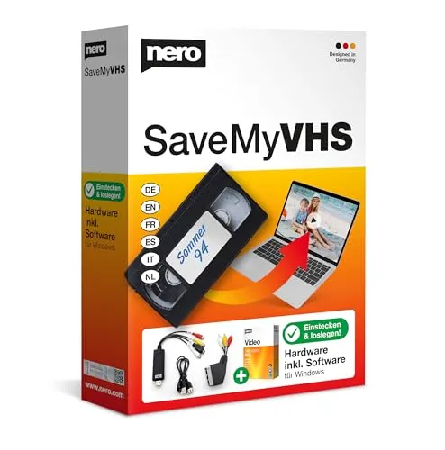 Nero SaveMyVHS | Videobearbeitung für alte Videokassetten