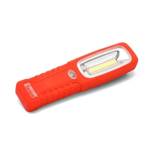 Velamp COB LED Arbeitsleuchte mit Magnet und Haken, Rot
