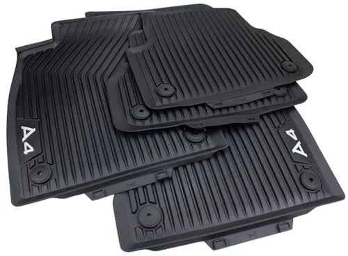 Original Gummimatten Kompatibel mit A4 S4 RS4 8W (B9) Fußmatten Automatten Premium Qualität Allwetter Matten 100% Passgenau 4-teilig