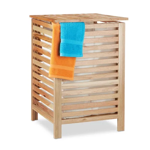 Wäschetruhe Wäschekiste Wäschebox 52 l