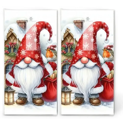 2x 10 Taschentücher Gnom Edik von Serviettenshop