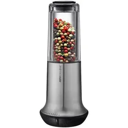 GEFU Salz- und Pfeffermühle X-PLOSION® manuell mit Keramik-Kegelmahlwerk - Küchenhelfer mit hochwertigem Keramik-Kegelmahlwerk für präzises Mahlen von Gewürzen, ideal für Feinschmecker und Hobbyköche.