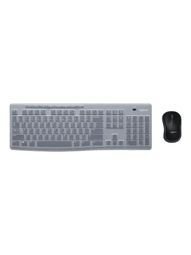 Logitech MK270 Wireless Combo for Education with Protective Keyboard Cover - Tastatur & Maus Set - Deutsch - Schwarz