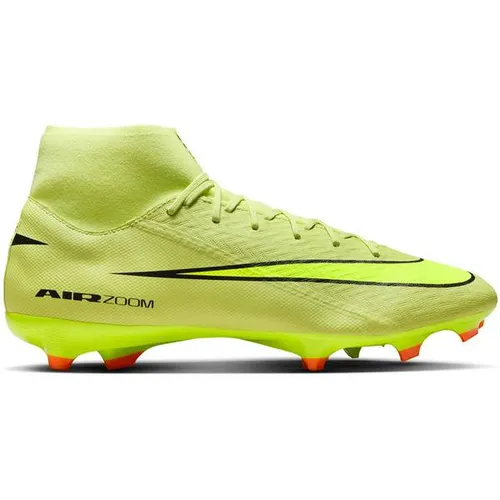 Nike SUPERFLY 10 ACAD FG/MG - gelb - Fußballschuhe mit verbessertem Air Zoom-Element für maximalen Antrieb und Geschwindigkeit, ideal für das Durchbrechen der Abwehrlinie.