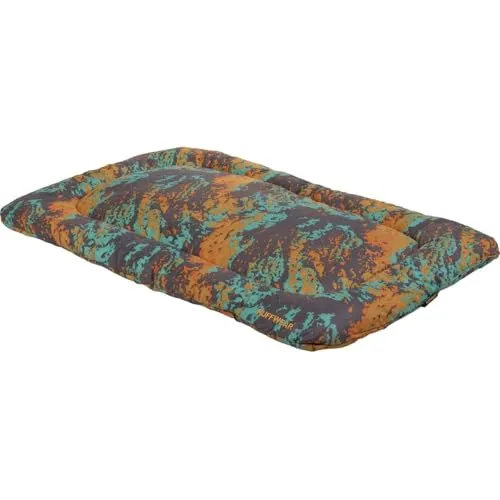 RUFFWEAR Basecamp Hundebett, leichtes Reisebett für Hunde - Bequemes Hundebett in Orange Reef, ideal für unterwegs. Maschinenwaschbar und wasserabweisend, mit recyceltem Innenmaterial für umweltbewusste Tierbesitzer.