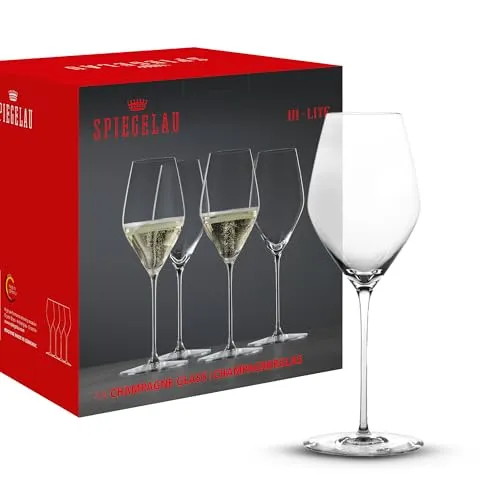 Nachtmann Gläserset Hi-Lite - 4-teiliges Gläser-Set aus klarem Glas mit 347 ml Fassungsvermögen, ideal für stilvolle Anlässe und zertifiziert nach ISO 9001 für höchste Qualität.
