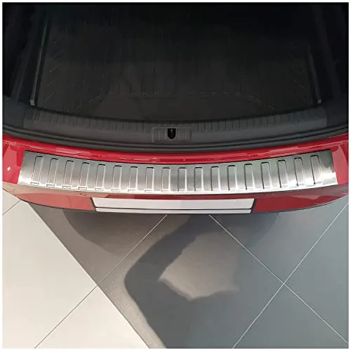 teileplus24 AL157 Ladekantenschutz Aluminium für Seat Leon 4 ST & Cupra Leon Kombi 2020- - Stoßstangenschutz aus hochwertigem Aluminium, 0,7 mm stark für hohe Stabilität. Präzise Passform, einfache Montage und edle Optik durch moderne Lasertechnologie.