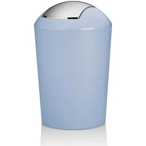 Kela Mülleimer Marta, 24384, frostblau, Tischabfalleimer aus Kunststoff, 1,7 Liter