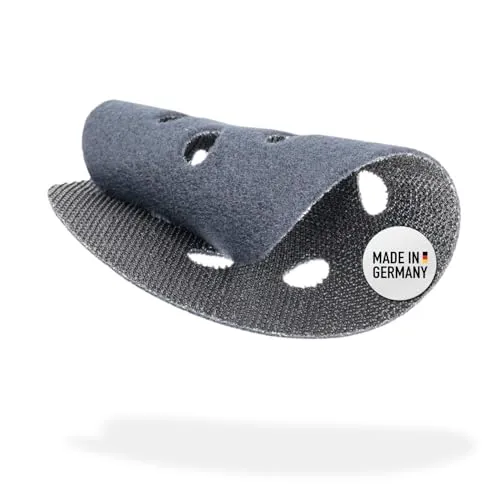 DFS Schutzauflage 125mm 8-Loch - Klett Schutz Pad für Schleifteller/Stützteller - bessere Haftung von Schleifscheiben