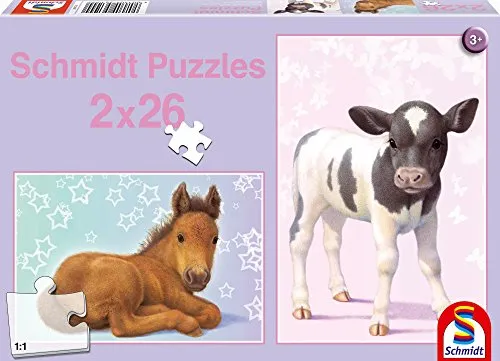 Schmidt Spiele Fohlen und Kälbchen (Kinderpuzzle)
