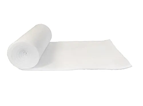 Deko-Schnee-Shop pemmiproducts Universal Filtervlies, Weiss, 300g/m², 1,5 m x 2,5 m, ca. 2,5 cm dick, (EUR 7,97/m²), Filtermatte, Filterwatte, für Aquarium und Teich