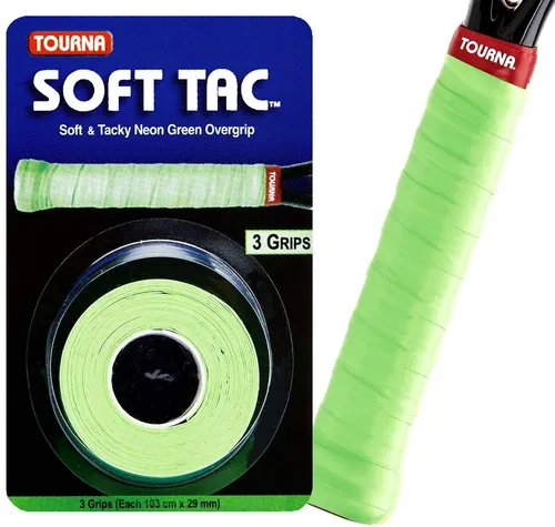 Tourna Overgrip Soft Tac neongrün 3er