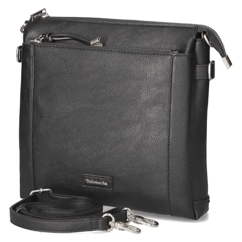 Tamaris Umhängetasche TAS Gerlinde - Stylische Umhängetasche aus Feinsynthetik mit Reißverschluss, übersichtlichem Hauptfach und zusätzlichem Rückfach für schnellen Zugriff – ideal für den Alltag!