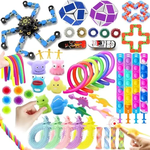 JUAUO 50 Pcs Fidget Toys Set