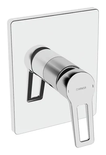 Hansa Fertigmontageset HANSATWIST für Einhand-Brause-Batterie verchromt - Bad- & Duscharmaturen, einfach zu montierende schraubenlose Rosette für schnellen Einbau und ein modernes Design.