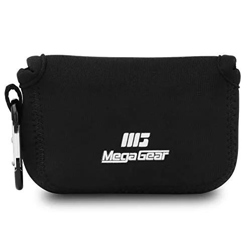 MegaGear MG789 Nikon Coolpix W100, S33 Ultra Light Custodia in Neoprene per Fotocamera - Nero, Schwarz