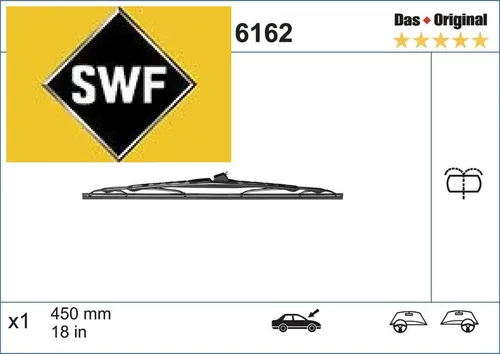 SWF Wischblatt DAS ORIGINAL SINGLE 116162