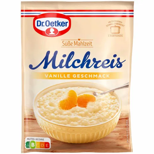 Dr. Oetker Süße Mahlzeit Milchreis Vanille 125g von Dr. Oetker