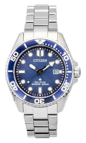 Citizen Watch BN0260-54L - Armbanduhren für Herren mit Eco-Drive-Technologie: Diese solarbetriebene Uhr benötigt keine Batterie und bietet Wasserdichtigkeit bis 20 bars sowie ein elegantes Design mit leuchtenden Zeigern.