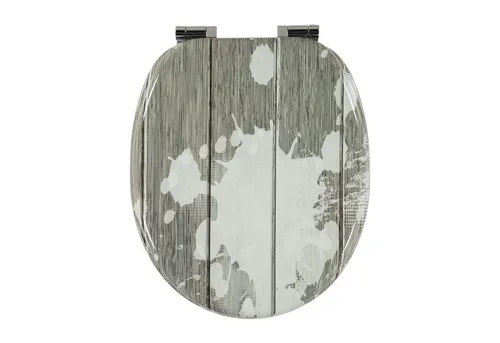 flexilife WC-Sitz Premium MDF Toilettensitz mit Absenkautomatik in verschiedenen Designs