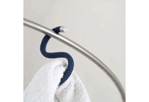 Peppermint Products Loop Hook | Textil-S-KLEIDERHAKEN aus Seil | 5er Set (Blau) - Kofferwaagen und praktische Kleiderhaken, ideal für Reisen. Aus robustem Stahldraht mit stylischem Polypropylen-Seil, perfekt für digitale Nomaden.