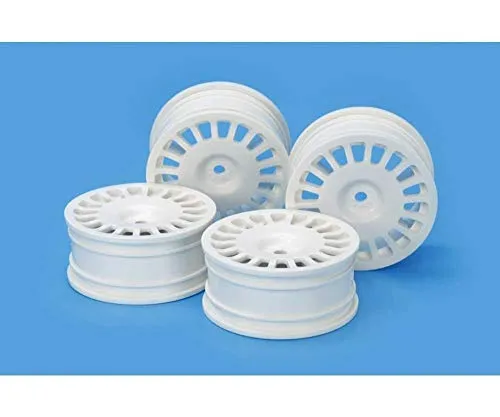 TAMIYA 24mm Felgen Rallye Dish Weiss | 4 Stück #300054851