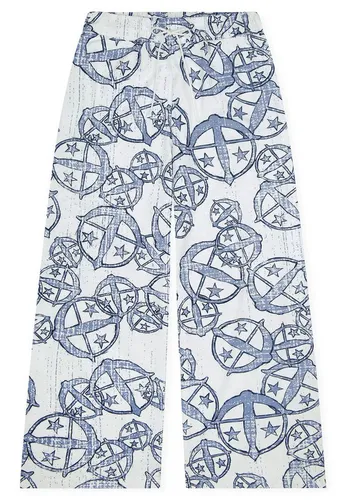 Schiesser Damen Schlafhose lang - Loungewear Nightwear aus Bio-Baumwolle - Schlafanzughosen für Damen, hochwertige Bio-Baumwolle, lässige Schnittform mit weitem Bein und praktischen Seitentaschen, ideal für gemütliche Nächte.