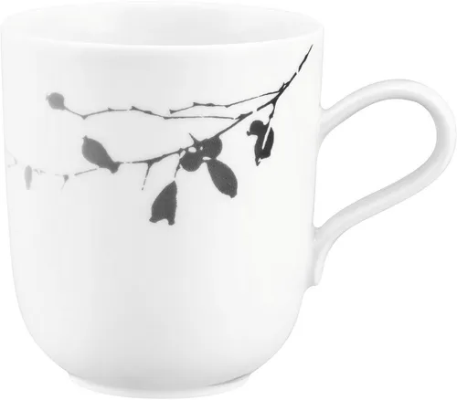 Seltmann Weiden Becher Liberty - Dark Rose Hip, 1-tlg., Porzellan, Becher mit Henkel 0,40 l