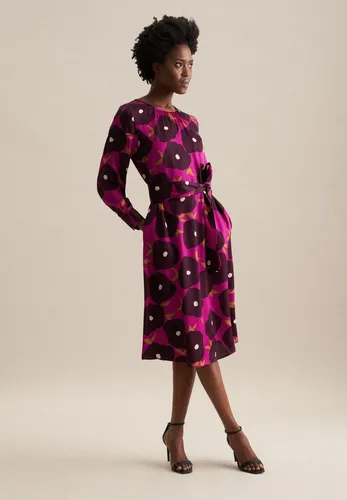 seidensticker Sommerkleid Schwarze Rose 1/1 Rundhals Druck