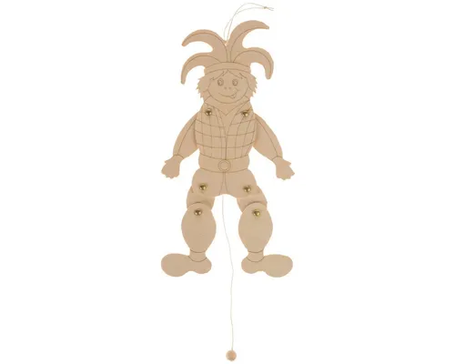 matches21 HOME & HOBBY Hampelmann Laubsägevorlage 8 Jahre Holzbaukasten