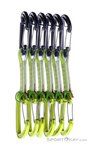 Ocun Hawk QD Wire ECO-PES 16mm 6er Expressschlingen-Set-Grün-10