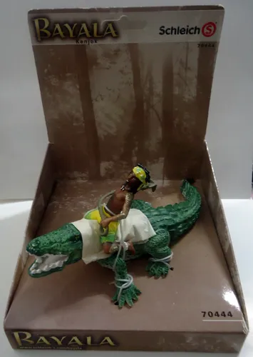 Kenjok auf Krokodil - Bayala Krieger - Schleich 70444 - 20cm - NEU