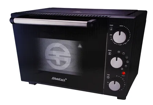 Steba KB M19 Minibackofen 1.400 W - kompakte 19 Liter, ideal für kleine Küchen und schnelle Zubereitung, inklusive antihaftbeschichtetem Zubehör