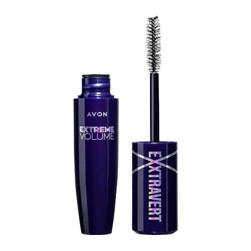 AVON Exxtravert Wimperntusche Blackest Black 9,5 ml