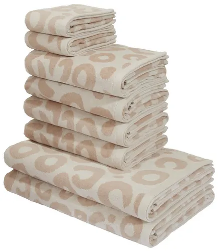 my home Handtuch Set Anna Leopardmuster in braun von OTTO home