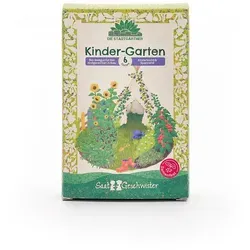 Die Stadtgärtner Gemüsesamen Saatgut-Set mit 6 kindgerechten BIO Gemüse- und Kräutersorten, Samenfest, Ohne Gentechnik, Laborgeprüfte Keimrate