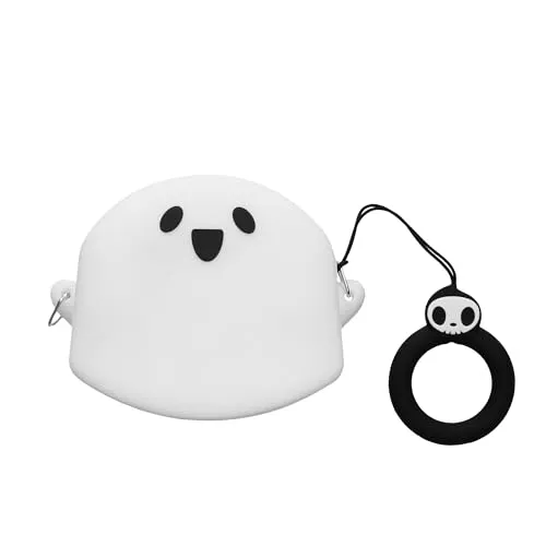 kwmobile Hülle kompatibel mit Xiaomi Redmi Buds 5 Hülle - Silikon Kopfhörer Schutzhülle Case Cover Weiß Schwarz