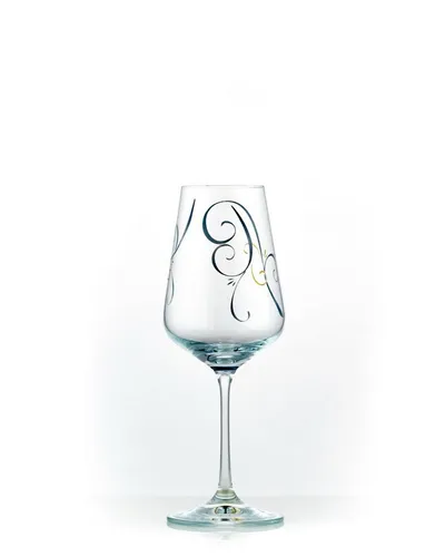 Crystalex Rotweinglas Sandra Schweden 350 ml Rotweinglas 6er Set, 1-tlg., Kristallglas, Kristallglas, Aufdruck