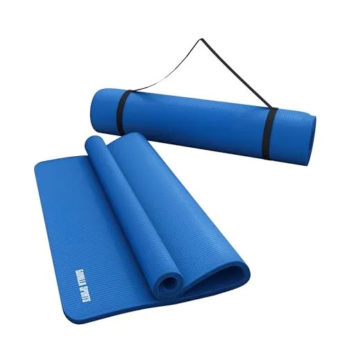 GORILLA SPORTS® Yogamatte 190x60 cm oder 190x100 cm – Rutschfest & Phthalatfrei - Verbessern Sie Ihr Training mit der rutschfesten Yogamatte. Mit Tragegurt und in verschiedenen Farben erhältlich – ideal für Zuhause oder unterwegs!