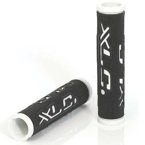 XLC Lenker Griffe Dual Colour schwarz/weiß 125mm Fahrrad Griff