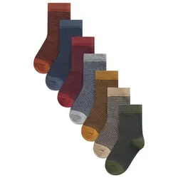 Next Kurzsocken Socken mit hohem Baumwollanteil, 7er-Pack (7-Paar) grau 37-40