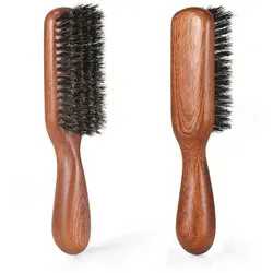 BESTOOL Haarbürste Wildschweinborsten für Männer - Perfekte Bartpflege mit der BESTOOL Haarbürste: Natürliche Wildschweinborsten für effektives Styling. Ergonomischer Sapeliholz-Griff sorgt für hohen Komfort. Ideal für Männer mit mittlerer bis dicker Bartdicke.